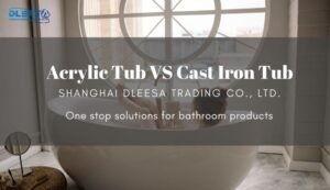 what is better acrylic or cast iron tub