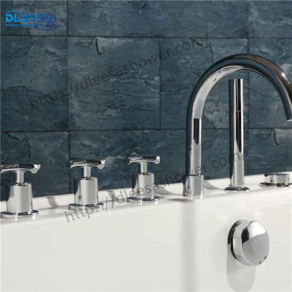 cold and hot faucet for bathtubs with jets