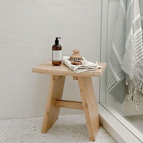 standard shower stool